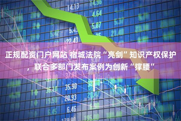 正规配资门户网站 宿城法院“亮剑”知识产权保护，联合多部门发布案例为创新“撑腰”