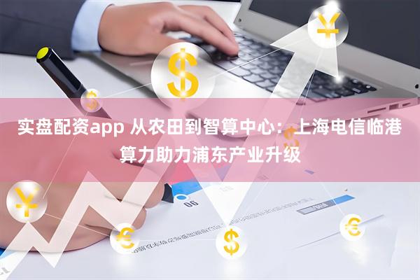 实盘配资app 从农田到智算中心：上海电信临港算力助力浦东产业升级